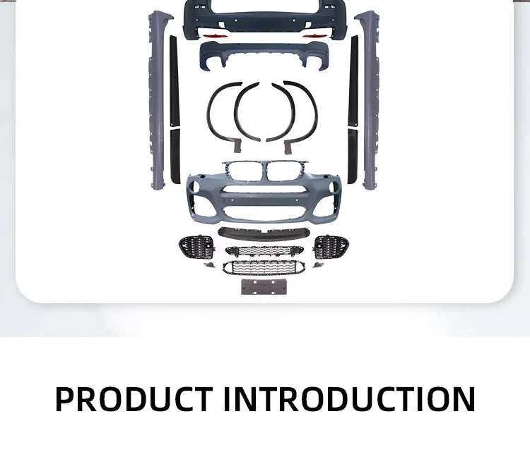 BMW X3 F25 2014-2017 LCI UPGRADED BODYKIT TO X3M F25 M TECH