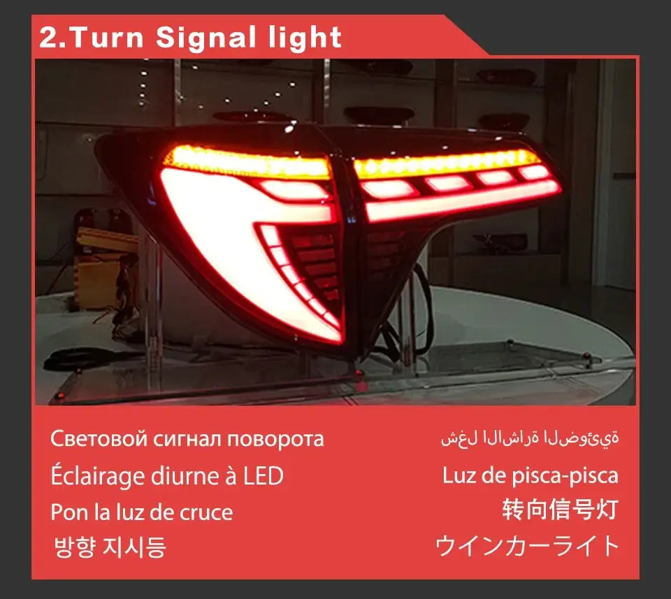 Car Styling for Honda HR - V LED Tail Light 2014 - 2019 HRV