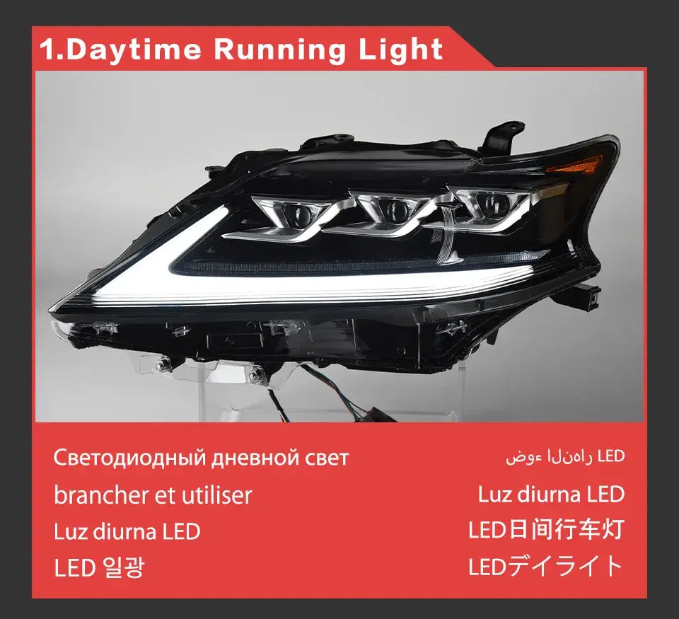 Car Styling Head lamp light for Lexus RX270 Headlights