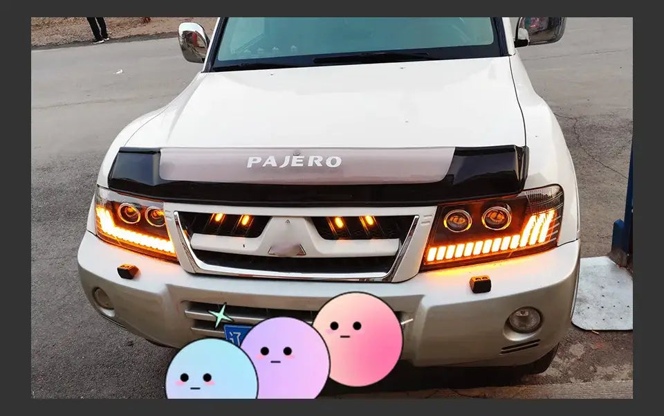 Car Lights for Mitsubishi Pajero V73 LED Headlight Projector