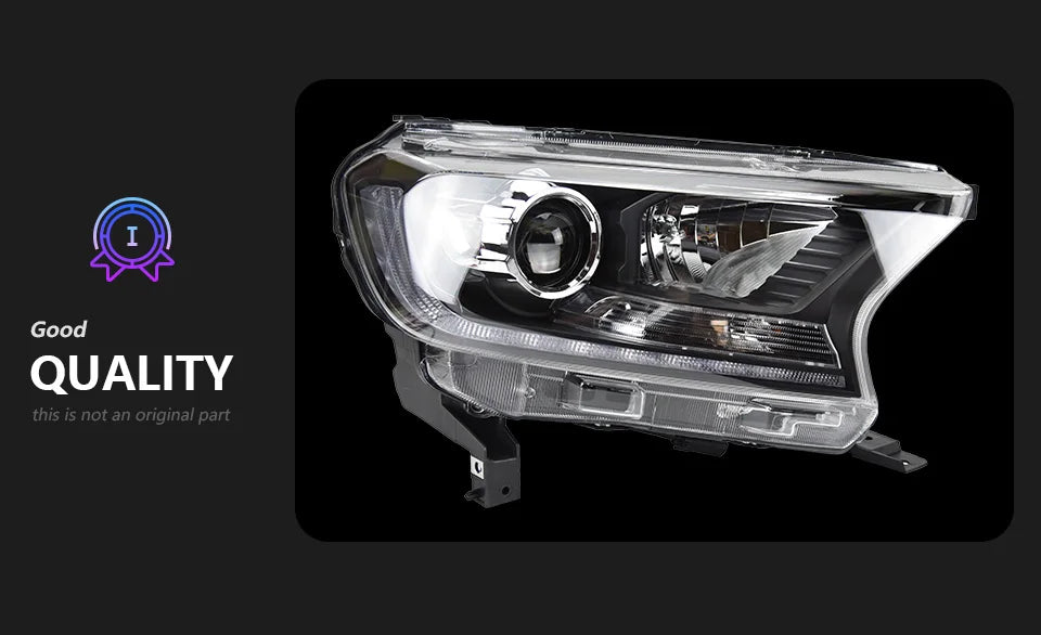 Car Styling Head lamp light for Ford Everest Headlights