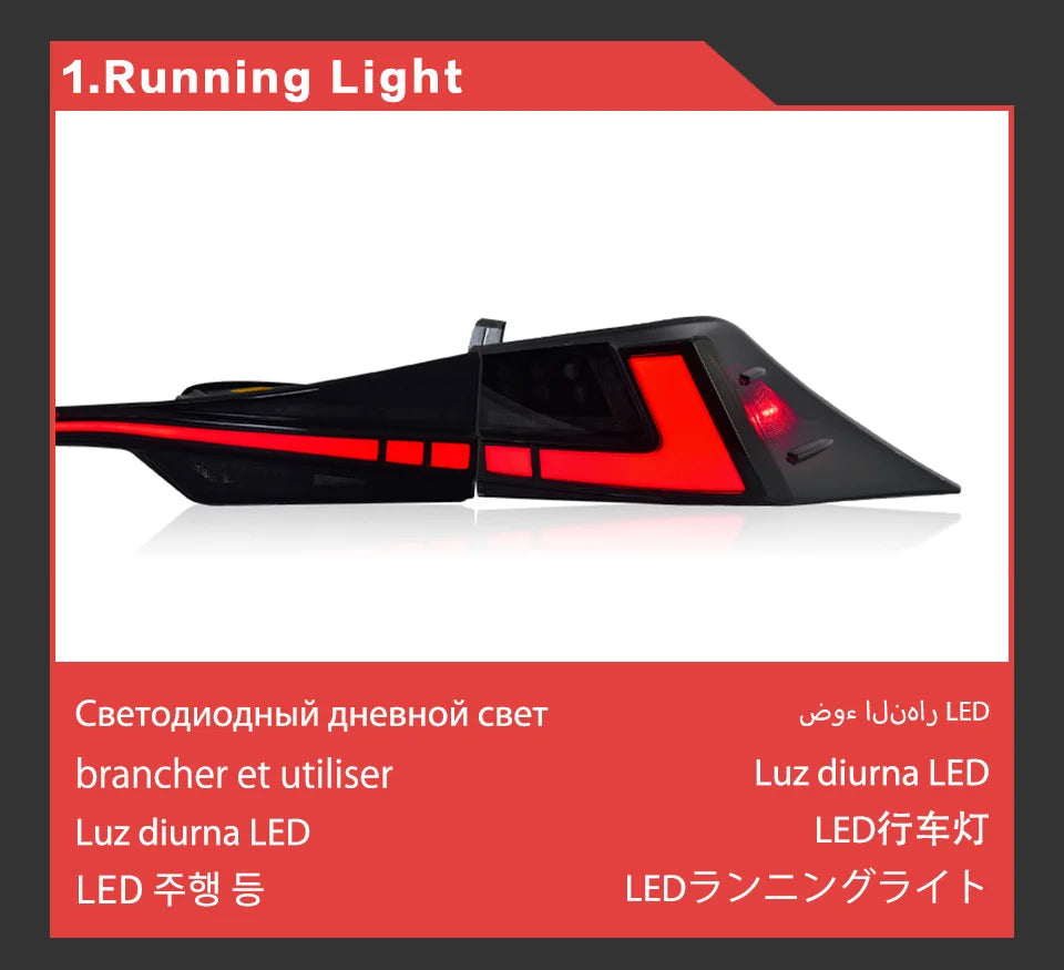 Car Rear lamp light for Lexus IS250 LED Tail Light 2013-2021