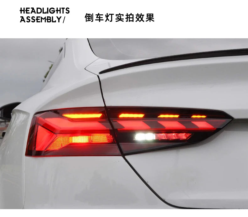 Car Lights for Audi A5 Tail lamp light 2017-2020 S5 LED Tail