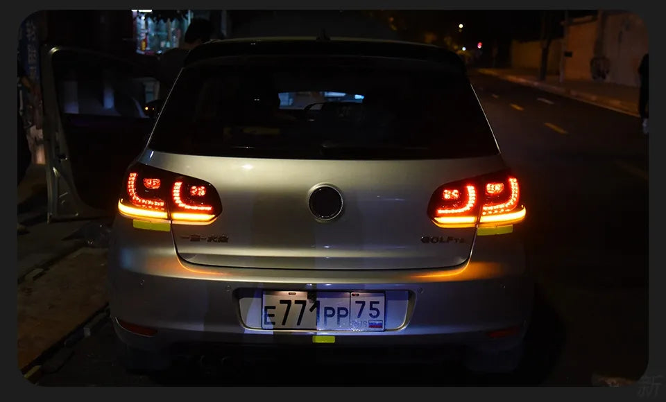 VW Golf 6 Tail Lights 2009-2012 Golf6 R20 LED Tail lamp