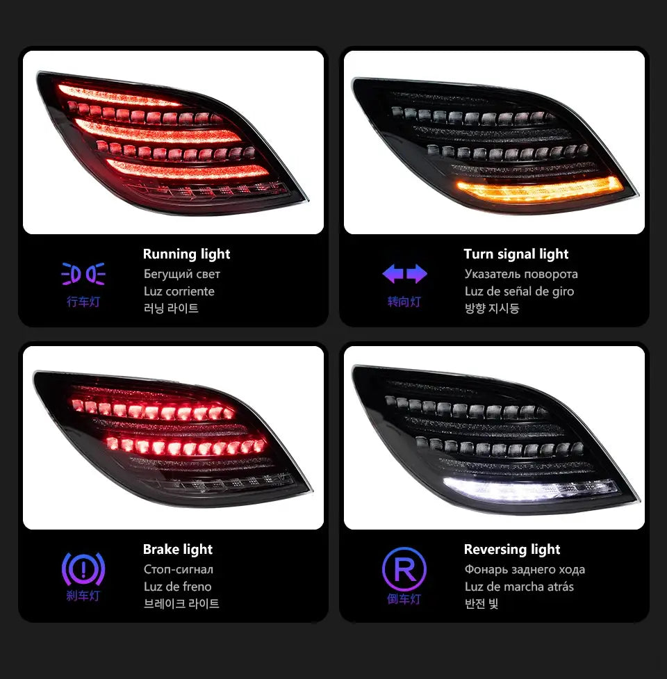 Car Lights for Benz R Class W251 Led Tail Light 2009-2017