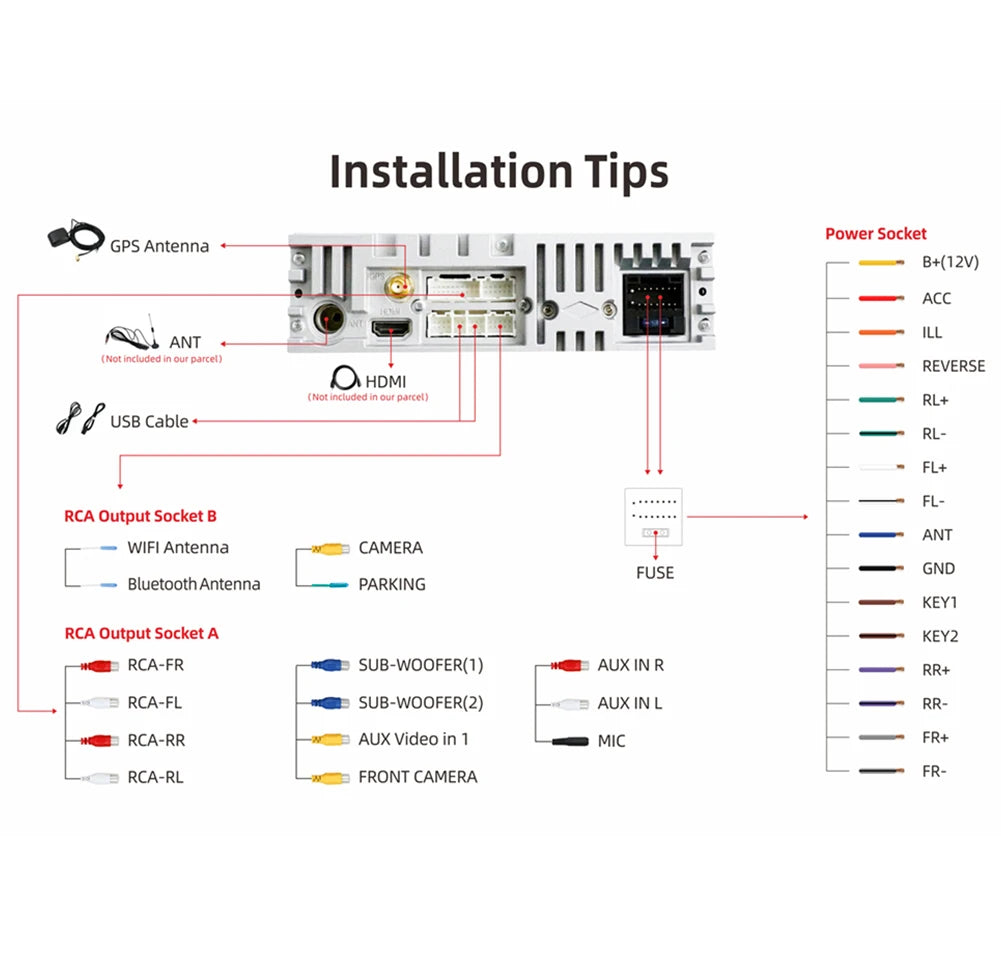 10’ Android 12 Player for Toyota Corolla Altis RHD