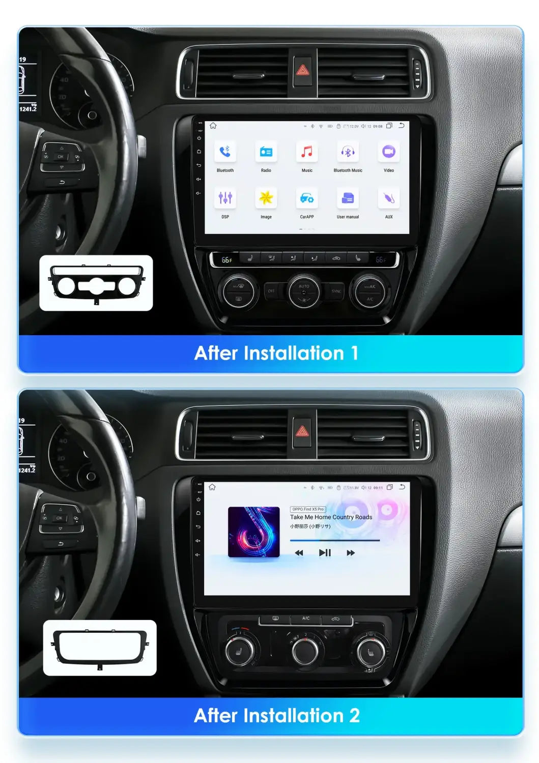 Android Screen for Volkswagen VW Jetta 6 2011 - 2018 Stereo