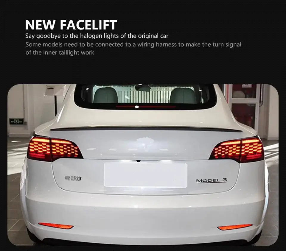 Car Styling Tail lamp light for Tesla Model 3 Tail Lights