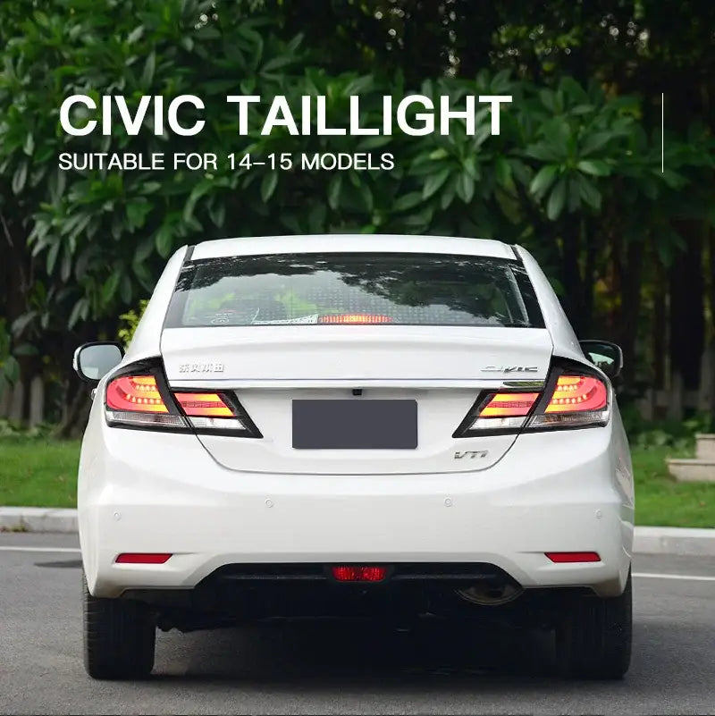 Car Trailer Tail Lights LED Lamp for Honda Civic 2014-2015