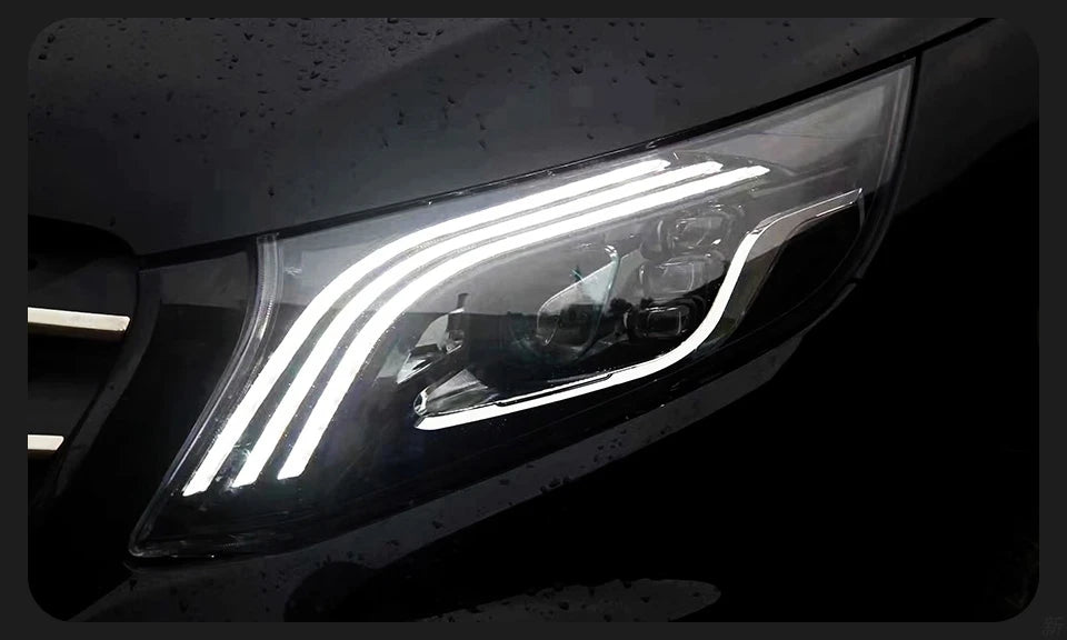 Car Styling Head lamp light for Benz Vito Headlights