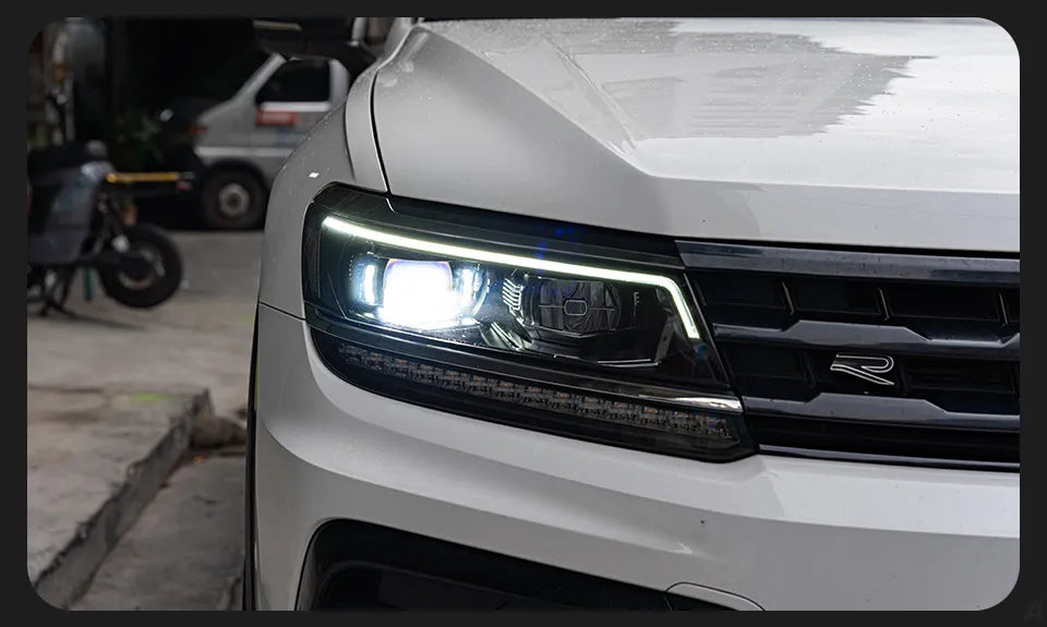 VW Tiguan Headlights 2017-2021 Tiguan LED Headlight DRL Hid