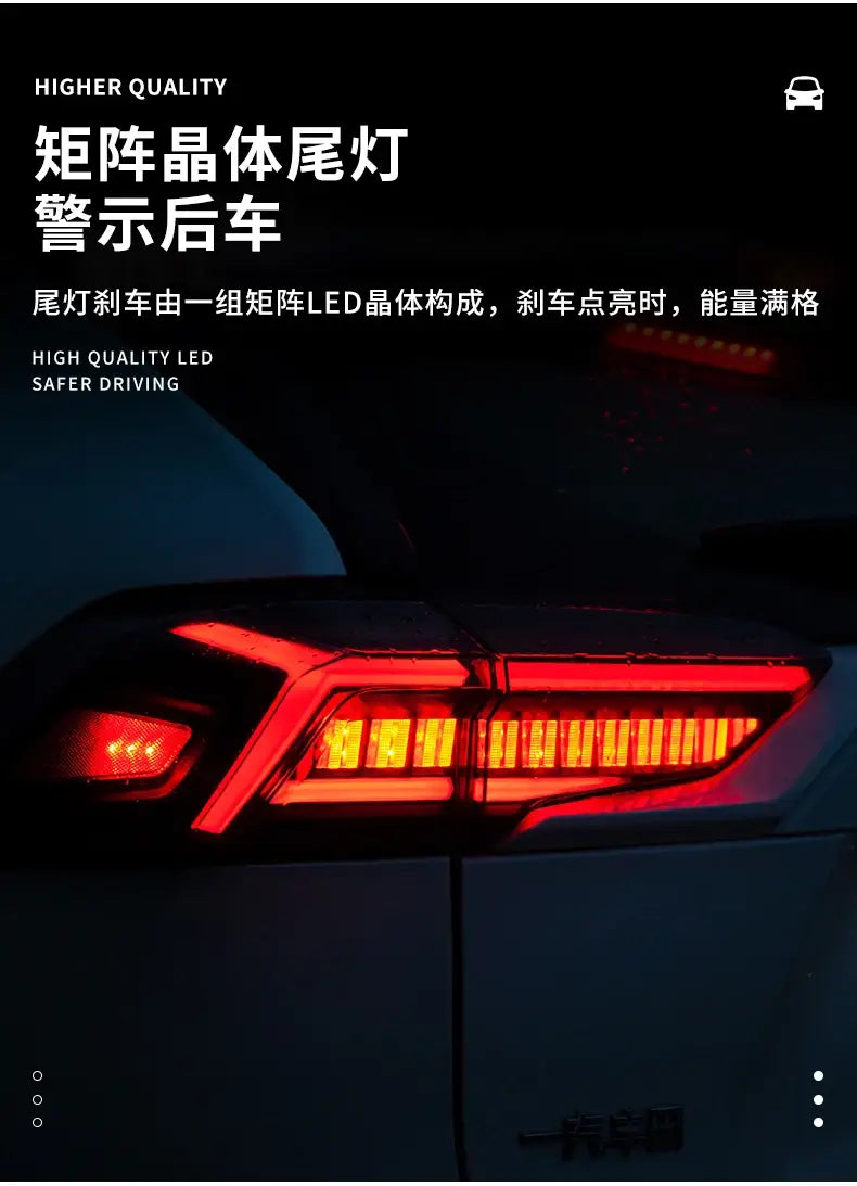 Car Styling Tail lamp light for Toyota RAV4 Tail Lights