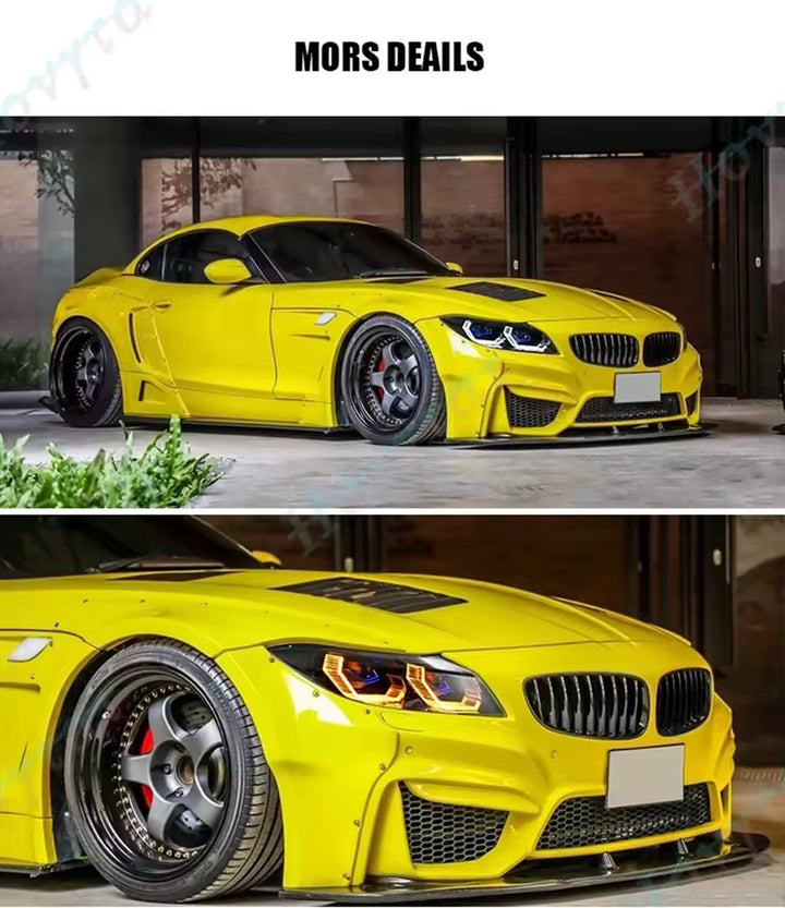 Pair LED Headlights For 2009 2010 2011 -2016 BMW Z4 E89 Convertible Headlamps Front Lights Turn Signal DRL Head Lamp Assembly