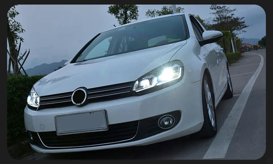 Car Styling Head lamp light for VW Golf 6 Headlights