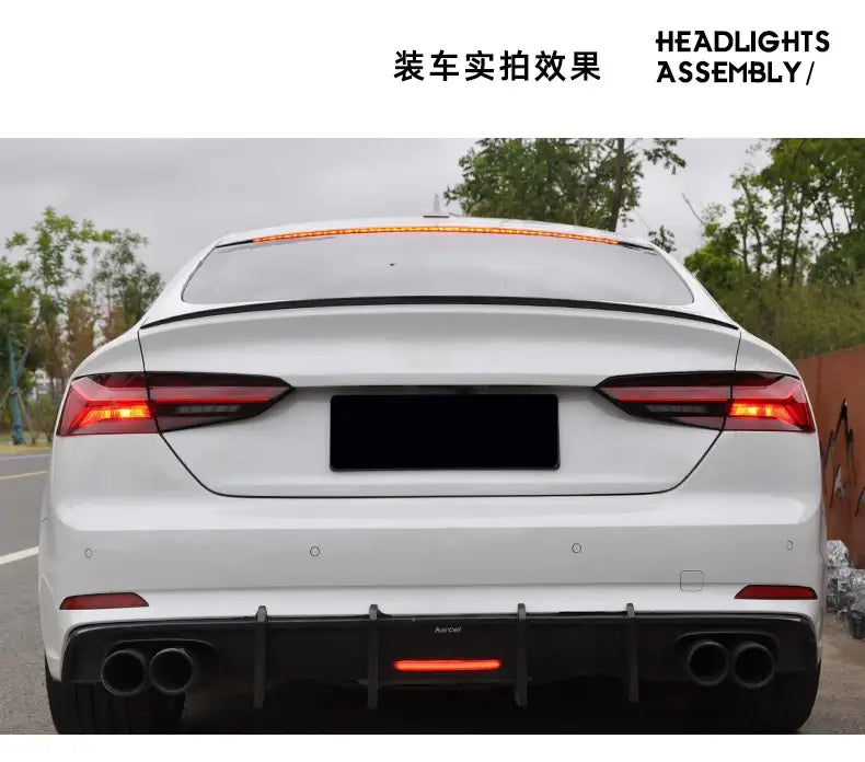 Car Lights for Audi A5 Tail lamp light 2017-2020 S5 LED Tail