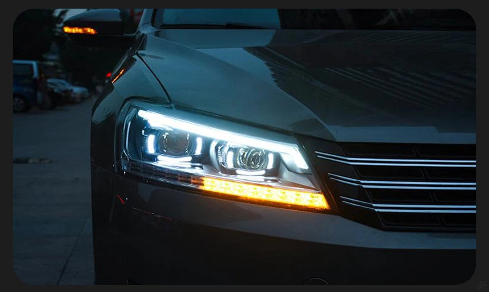 VW Passat B7 Headlights 2012-2015 Passat LED Headlight DRL