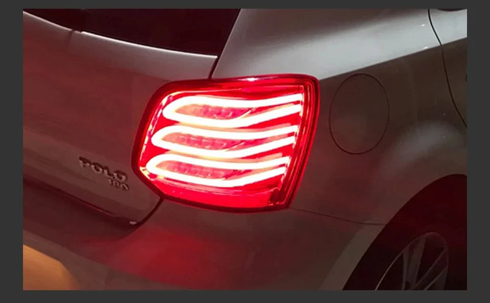 VW Polo LED Tail Light 2011-2018 Polo Rear Fog Brake Turn