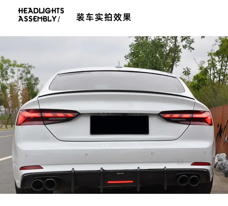 Car Lights for Audi A5 Tail lamp light 2017-2020 S5 LED Tail