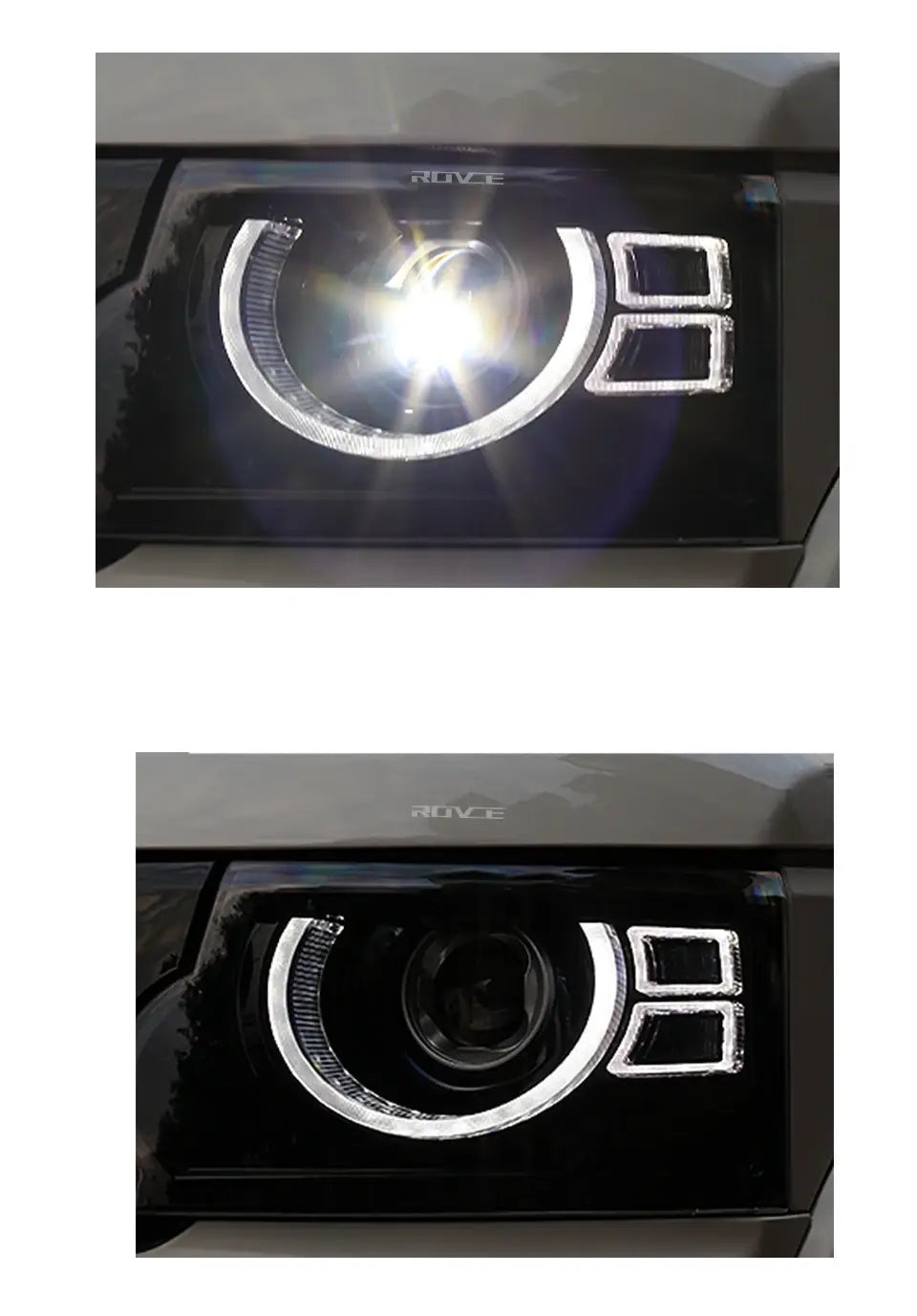 ROVCE LED Headlight Assembly Upgrade Defender Design