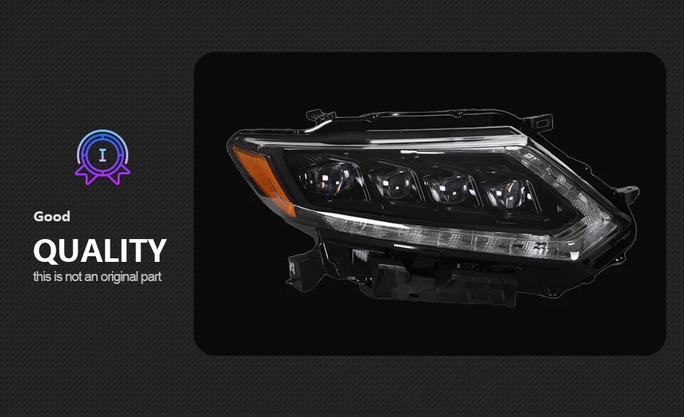 Car Styling Head Lamp for Nissan X-Trail Headlights 2014