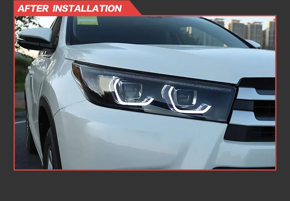 Car Styling Headlights for Highlander LED Headlight