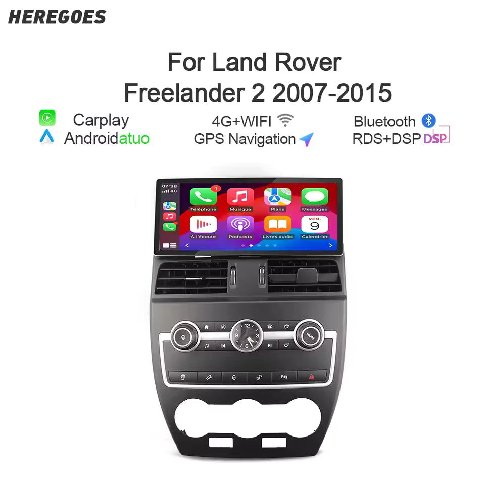 Carplay Android 13 Car Radio For Land Rover Freelander 2 2007-2016 GPS Navigation Stereo Car Multimedia Player Bluetooth Wifi - CAR CRAFT INDIA