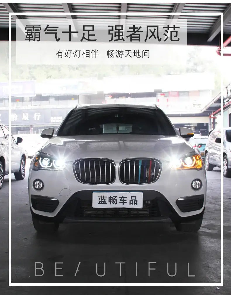 Car Styling Head lamp light for BMW X1 Headlights 2017-2020