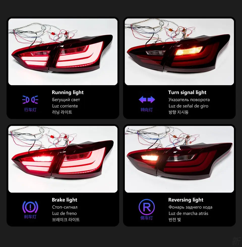 Ford Focus Tail Lights 2012-2014 Focus 3 Sedan LED Tail lamp