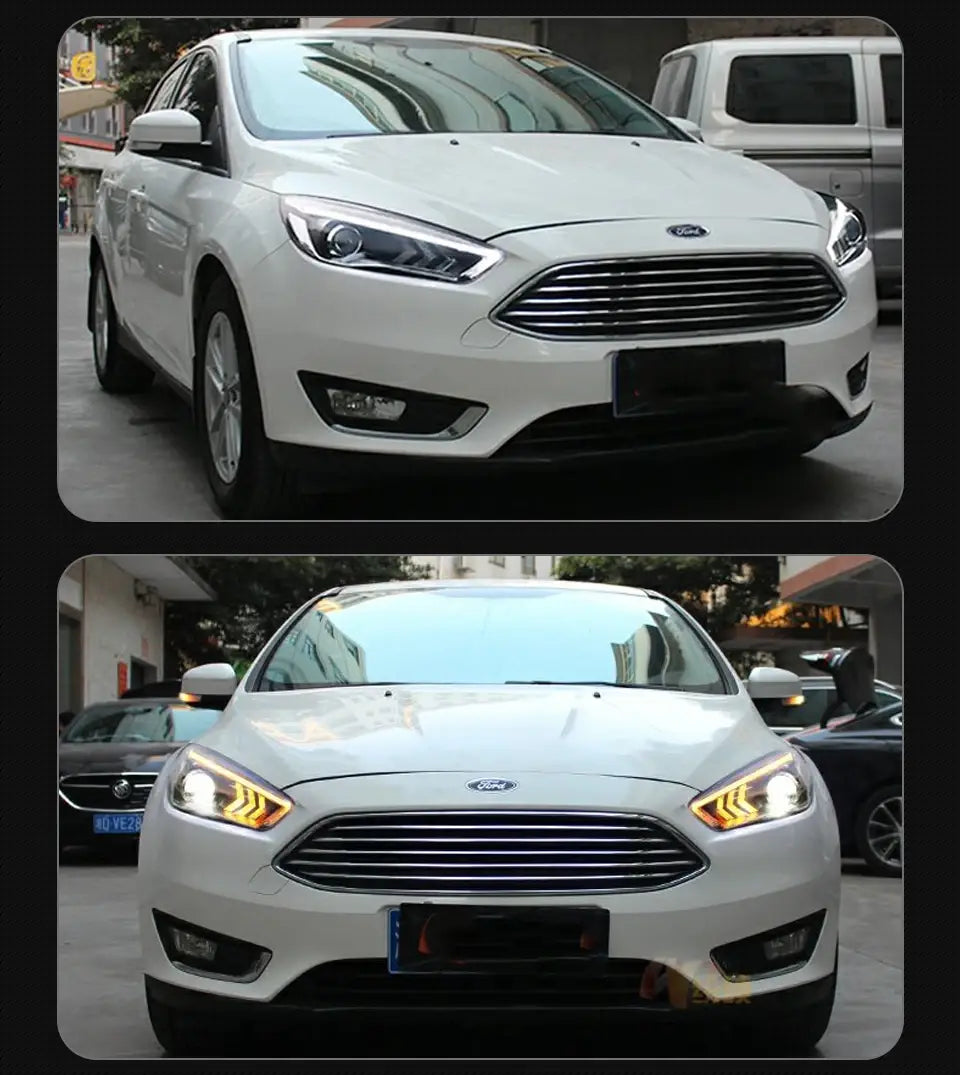 Ford Focus Headlights 2015-2017 New LED Headlight Dynamic