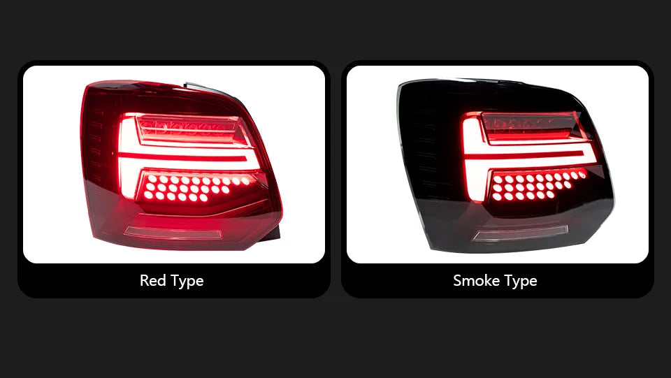 Vw Polo Tail Lights 2011-2018 New LED Lamp DRL Dynamic