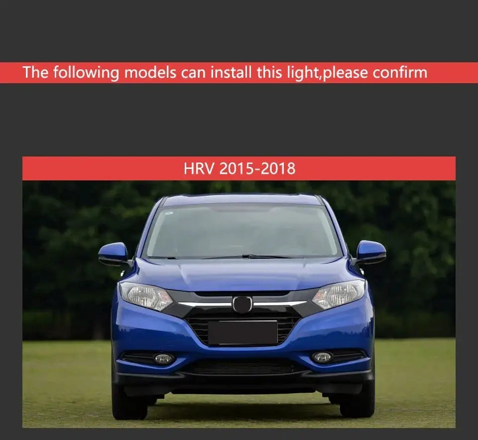 Car Styling for Honda HR - V LED Headlight 2015 - 2019