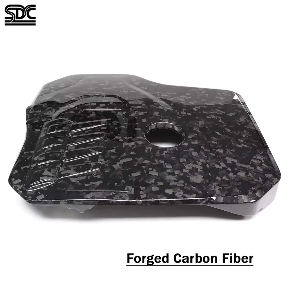 Real Dry Carbon Fiber B48 Hood Engine Cover For BMW G20 G30 530i G22 G42 2.0t Prepreg Dry Carbon Fibre Engine Compartment Trim