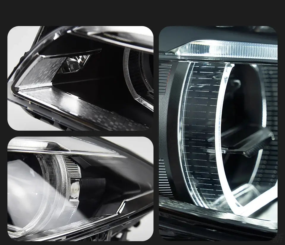 Car Styling Head lamp light for BMW F10 Headlights 2010-2016