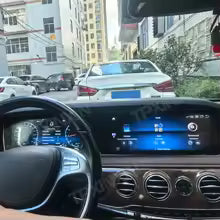 Dual 12.3 Inch Android13 For Mercedes Benz S W222 2014-2017 Carplay Car Radio Stereo Multimedia Video Player GPS Navigation Auto - CAR CRAFT INDIA