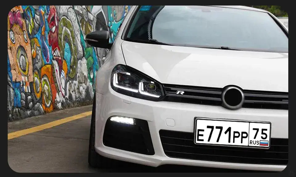 Car Styling Head lamp light for VW Golf 6 Headlights