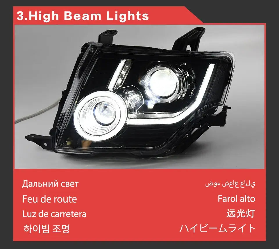 Pajero V97 Headlights 2006-2020 V93 LED Headlight Montero