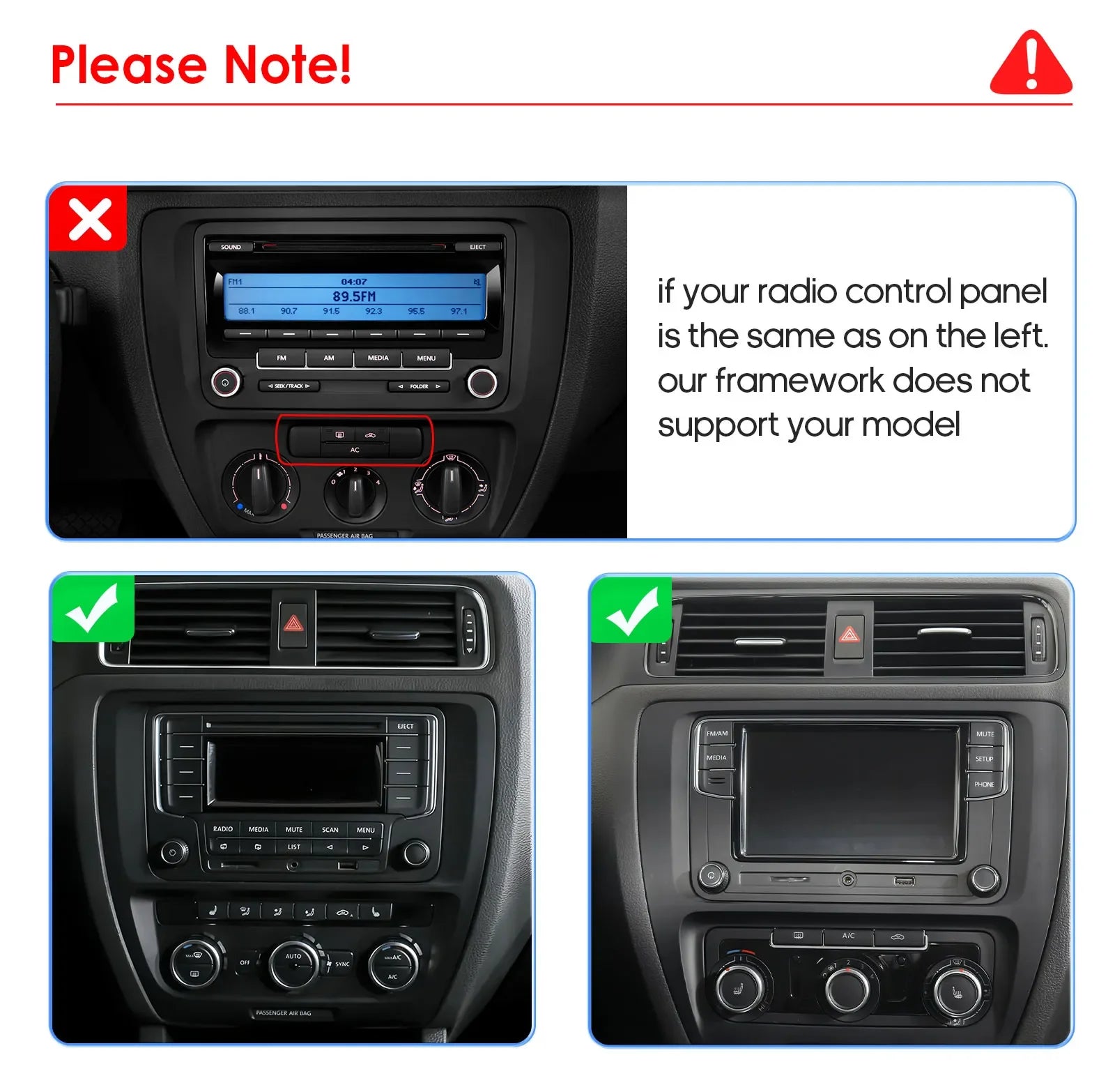 Android Screen for Volkswagen VW Jetta 6 2011 - 2018 Stereo