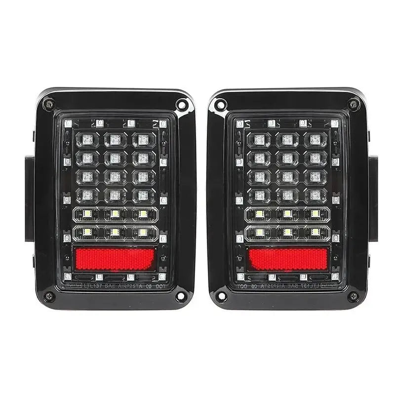 1Pair Led Tail Lights Rear Brake Reverse Turn Signal Lights