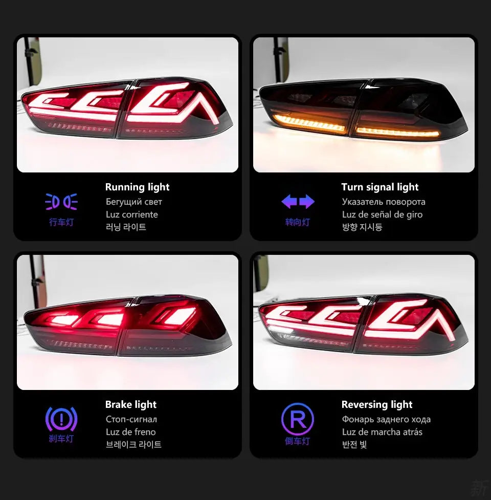 Car Styling Tail lamp light for Mitsubishi Lancer LED Tail