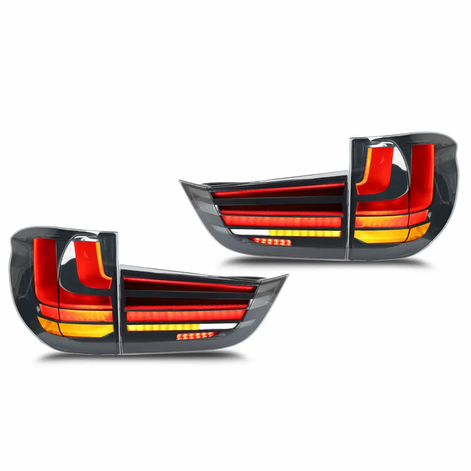 LCI Style LED Tail Lights Assembly Rear Lamps Smoked Lens