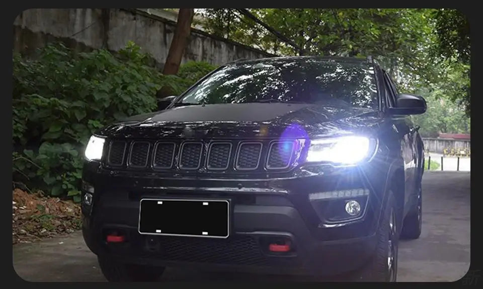Car Styling Head lamp light for Jeep Compass Headlights