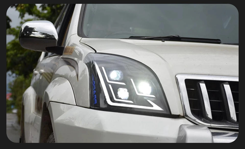 Car Styling Head lamp light for Toyota Prado LED Headlight