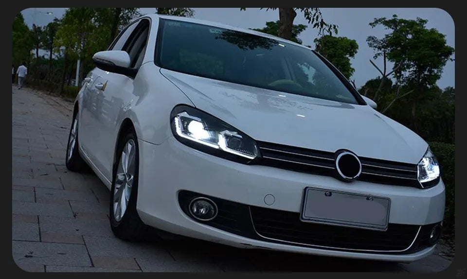 Car Styling Head lamp light for VW Golf 6 Headlights