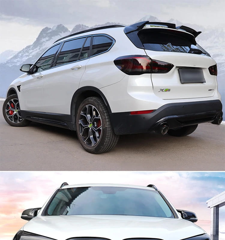 For BMW X1 Body Kit BMW F48 F49 Spoiler Front Lip Side