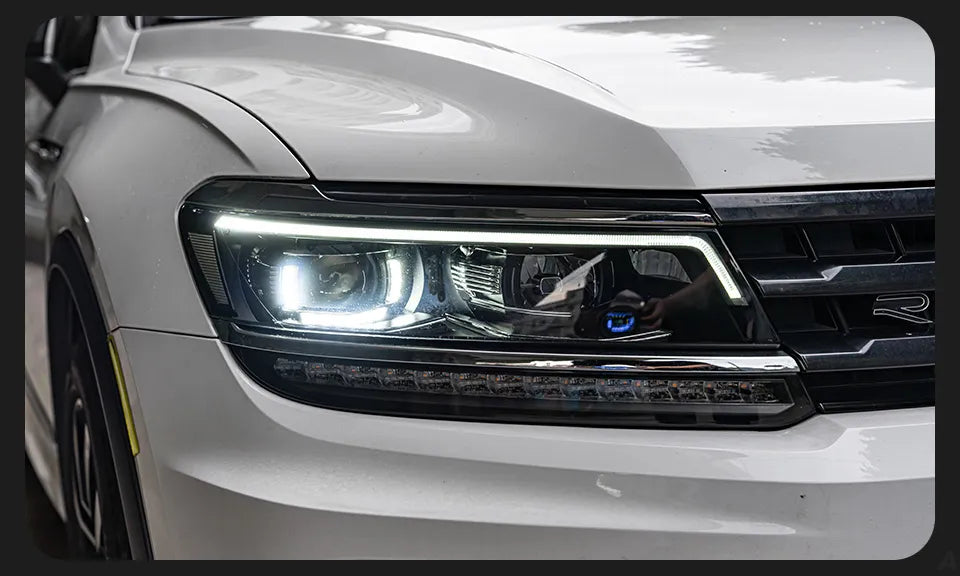 VW Tiguan Headlights 2017-2021 Tiguan LED Headlight DRL Hid