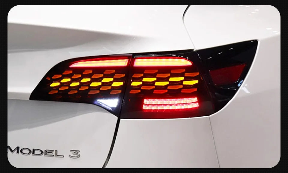 Car Styling Tail lamp light for Tesla Model 3 Tail Lights