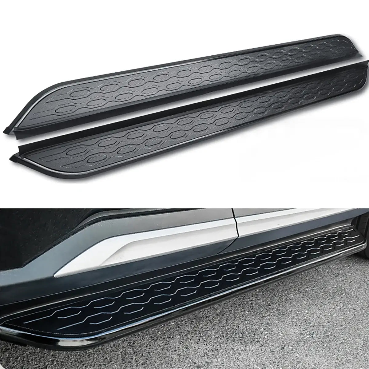 2Pcs Fit for AUDI Q7 2006-2015 Side Step Running Board Nerf