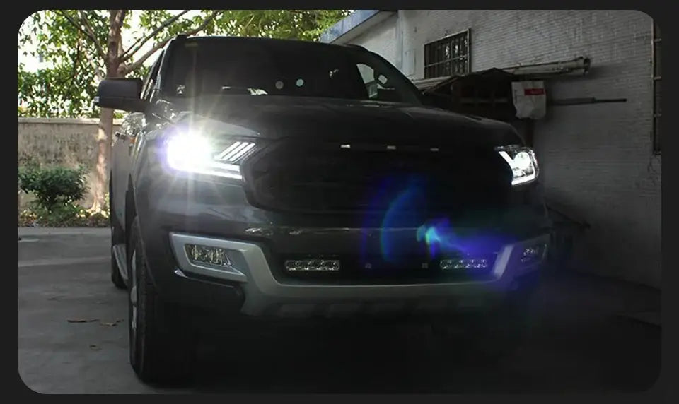 Ford Everest Ranger Headlights 2016-2020 Dynamic Turn Signal