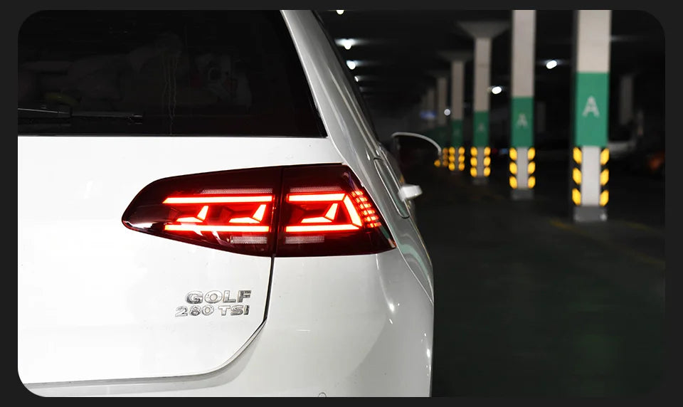 Golf 7 tail deals lights