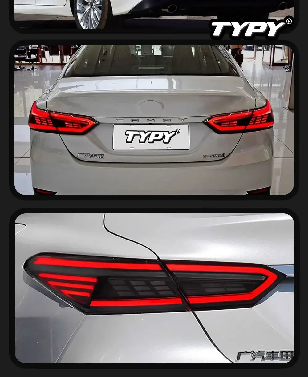 Car Tail Lights for Toyota Camry 2018-2022 LED Car Tail